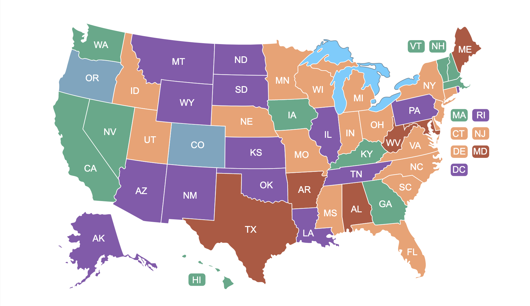 Reminder: We Have an Interactive Map of the Work Comp Rules in the United States!